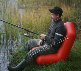 Надувное кресло для рыбалки