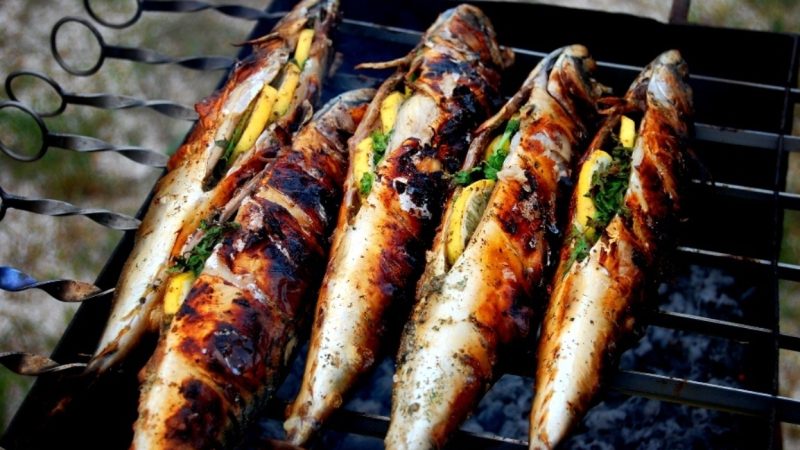 Рецепты приготовления рыбы на костре