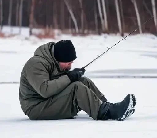 Зимняя удочка: Верный спутник рыбака в ледяной стихии