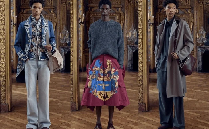 Мужской Dior глазами Джонатана Андерсона: деним, вышивка и дух Лиги Плюща