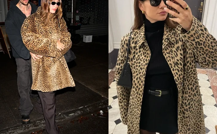 Главная покупка сезона: леопардовое пальто, которое носят самые модные девушки