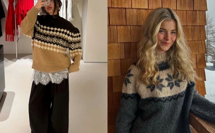Самый модный свитер сезона — скандинавский: где купить и как стилизовать
